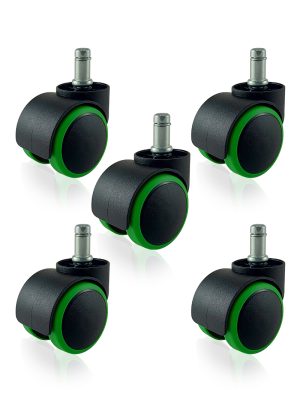 【辦公椅PU輪】5公分系列-型號5003-杯口38mm(1組5入):圖片 6