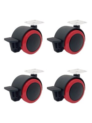 【家具/木櫃專用PU輪】5公分系列-型號5007-杯口14MM（1組4入)：圖片 6