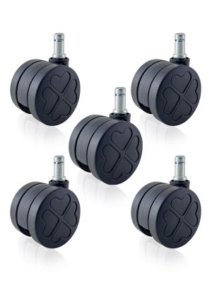 【電競椅專用PU輪】幸運草系列-型號60L1-杯口23mm(1組5入):圖片 7