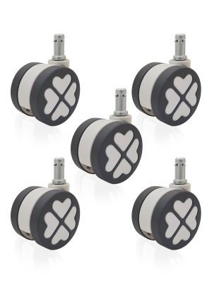 【電競椅專用PU輪】幸運草系列-型號60L1-杯口23mm(1組5入):圖片 10