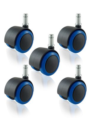 【辦公椅PU輪】5公分系列-型號5007-杯口14mm（1組5入)：圖片 11