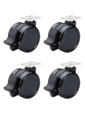 【家具/木櫃專用PU輪】6.5公分系列-型號6506-杯口28MM(1組4入):圖片 4