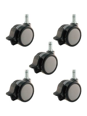 【剎車PU輪】6.5公分系列-型號6506-杯口28mm（1組5入）：圖片 3